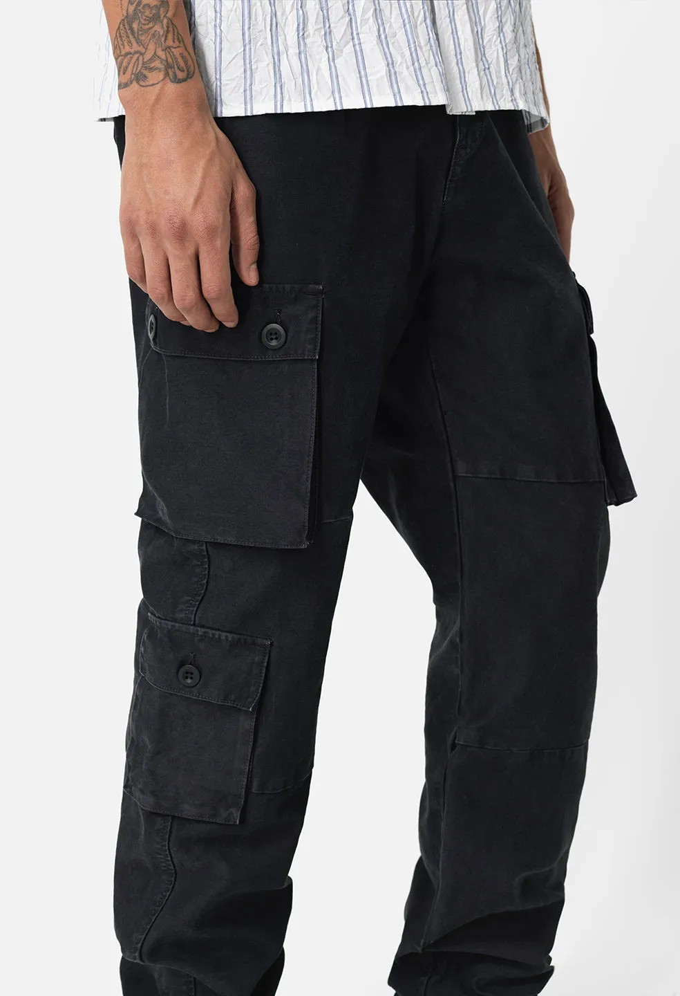 Techno Utility Cargo Pant / Black