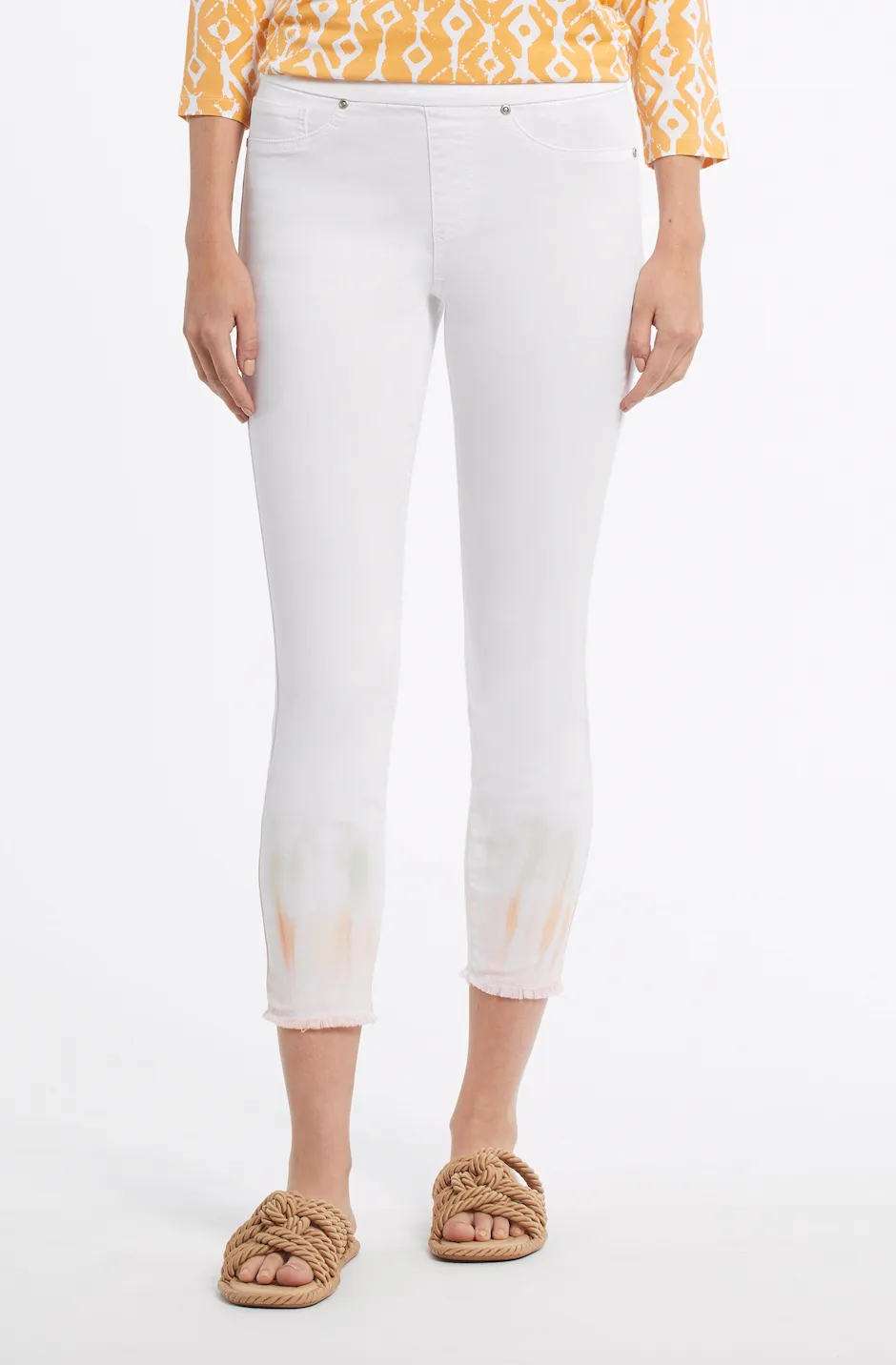 Tribal Audrey Pull On Crop Jegging