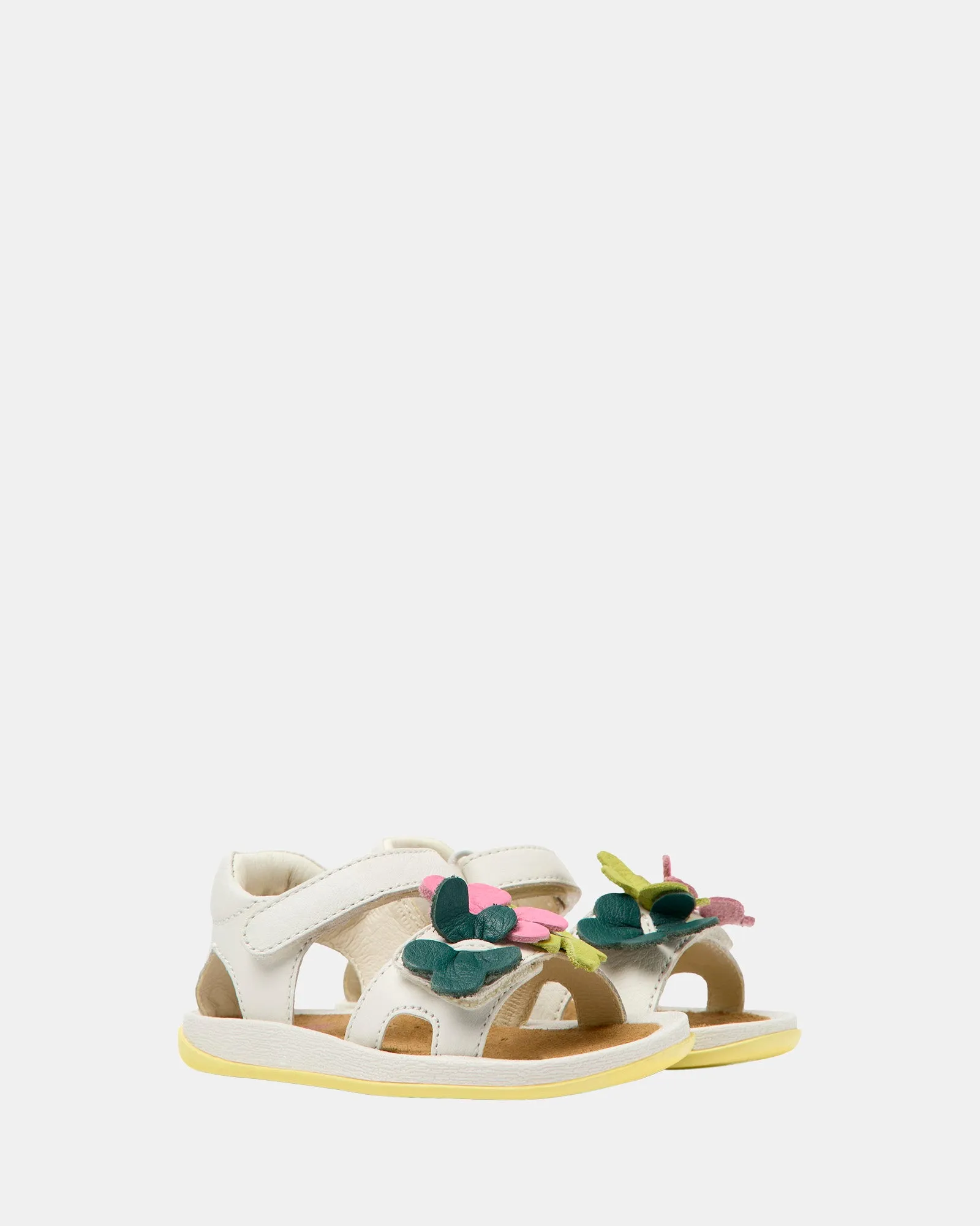 Twins Petal Sandal Infant White Multi