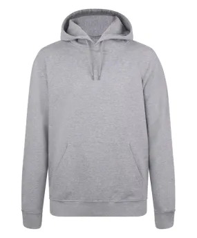 Unisex Melange Grey Organic Cotton Pullover Hoodie - Adult