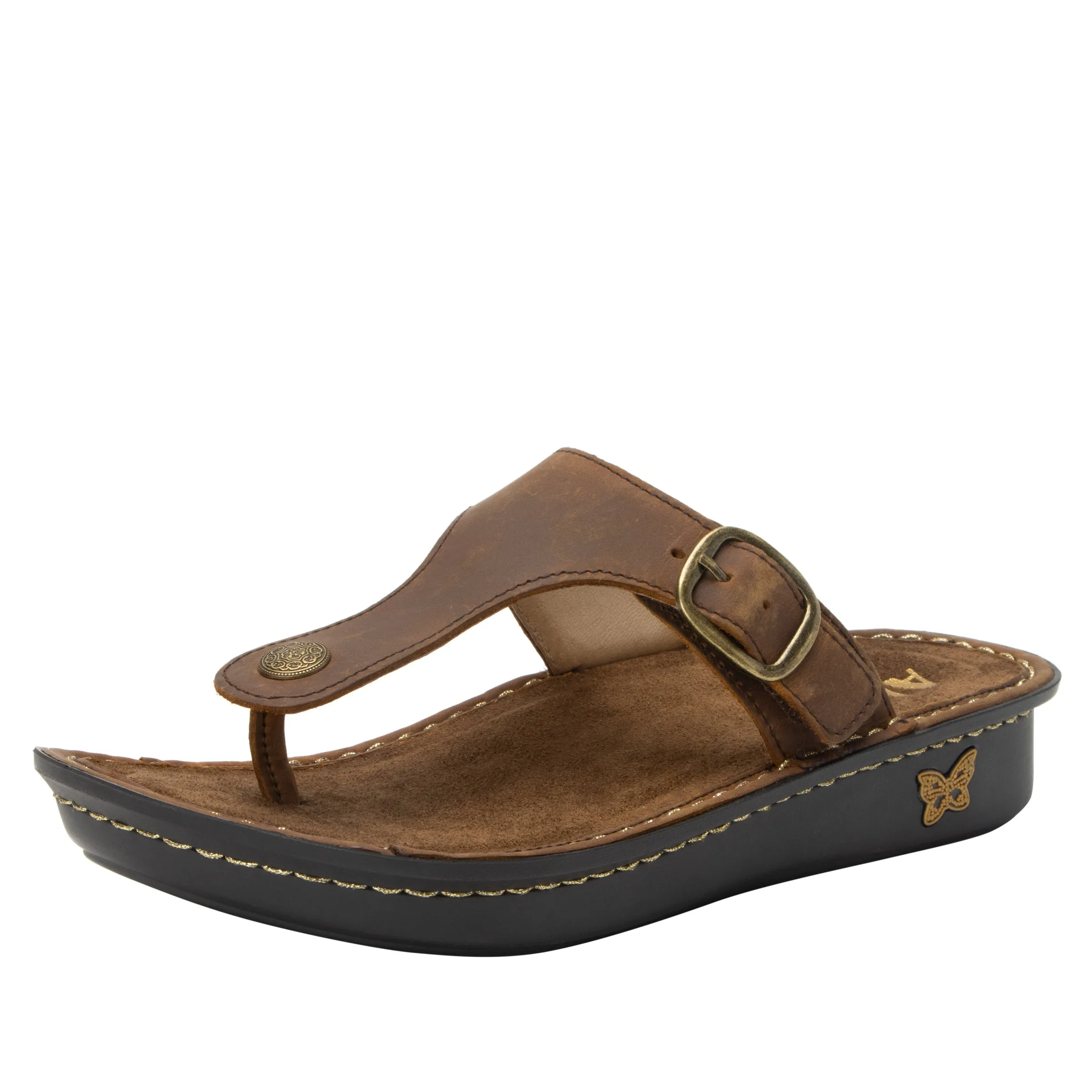 Vella Oiled Brown Sandal