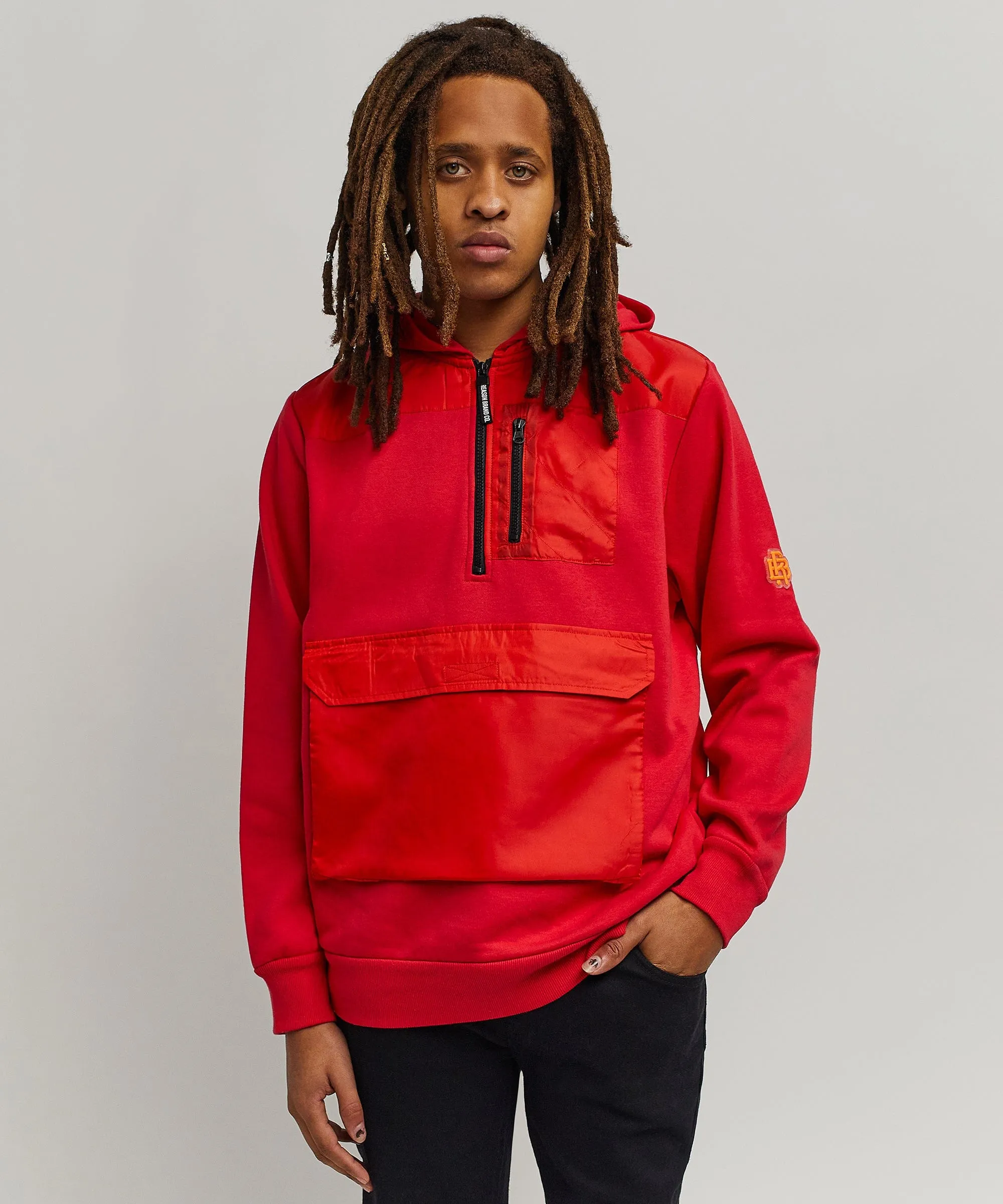 Wheaties Cargo Hoodie - Red