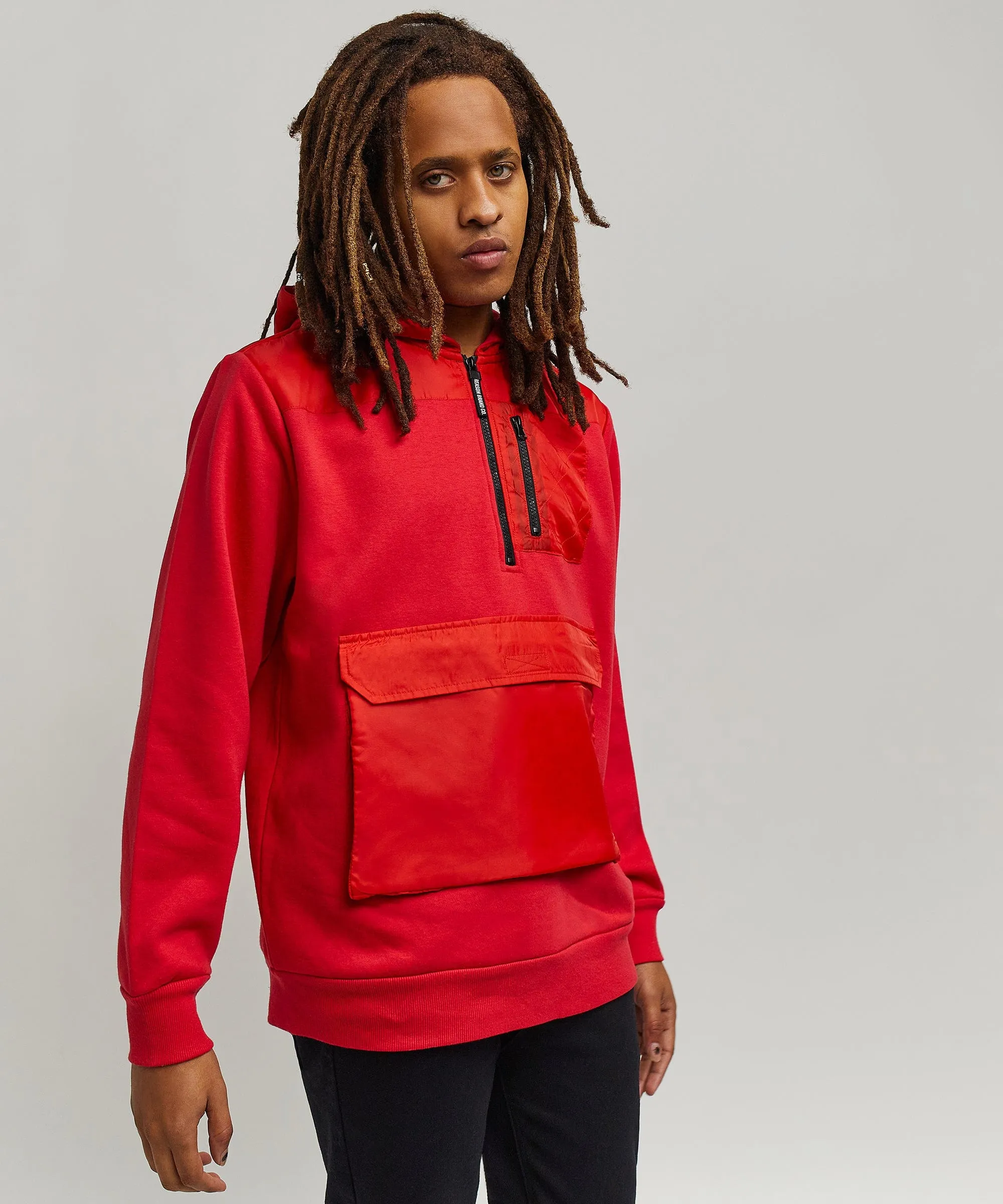 Wheaties Cargo Hoodie - Red